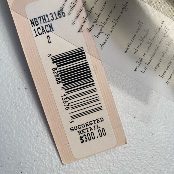 NANETTE LEPORE Ivory Tweed Ruffle Skirt Suit Set Blazer Preppy Metallic - Picture 8 of 12